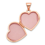 Load image into Gallery viewer, 14K Rose Gold 15mm Scroll Heart Locket