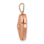 Load image into Gallery viewer, 14K Rose Gold 15mm Heart Locket