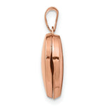 Load image into Gallery viewer, 14K Rose Gold Polished 15mm Heart with Diamond Locket