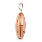 Load image into Gallery viewer, 14K Rose Gold 20mm Round Plain Flat Locket