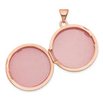 Load image into Gallery viewer, 14K Rose Gold 20mm Round Plain Flat Locket
