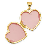 Load image into Gallery viewer, 14K Two-tone Gold 18mm Heart w/Butterfly Locket