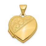 Load image into Gallery viewer, 14K Yellow Gold 15mm Heart Locket