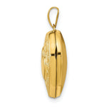 Load image into Gallery viewer, 14K Yellow Gold Double Heart Locket 24x19mm