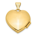 Load image into Gallery viewer, 14K Yellow Gold Double Heart Locket 24x19mm