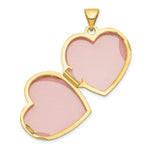 Load image into Gallery viewer, 14K Yellow Gold Double Heart Locket 24x19mm