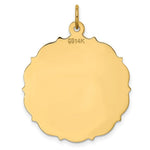 Load image into Gallery viewer, 14K Yellow Gold Plain .018 Gauge Engravable Disc Charm