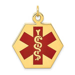 Load image into Gallery viewer, 14K Yellow Gold Medical Jewelry Pendant