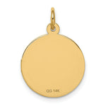 Load image into Gallery viewer, 14K Yellow Gold Medical Jewelry Unenameled Pendant