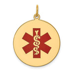 Load image into Gallery viewer, 14K Yellow Gold Medical Jewelry Pendant
