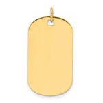 Load image into Gallery viewer, 14K Yellow Gold Plain .013 Gauge Engraveable Dog Tag Disc Charm Pendant