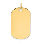 Load image into Gallery viewer, 14K Yellow Gold Plain .027 Gauge Engraveable Dog Tag Disc Charm Pendant