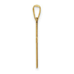 Load image into Gallery viewer, 14K Yellow Gold Polished Cross Pendant 25mm length