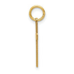 Load image into Gallery viewer, 14K Yellow Gold Laser Designed Cross Charm 23mm length