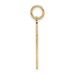 Load image into Gallery viewer, 14K Yellow Gold Laser Designed Cross Charm 25mm length