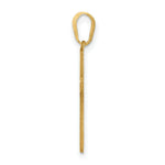 Load image into Gallery viewer, 14K Yellow Gold Solid Cross Pendant 25mm length
