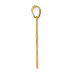 Load image into Gallery viewer, 14K Yellow Gold Cross Pendant 25mm total length including bail 1 inch