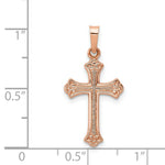 Load image into Gallery viewer, 14K Rose Gold Cross Pendant