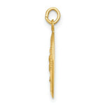 Load image into Gallery viewer, 14K Yellow Gold Polished and Satin Our Lady of Guadalupe Medal Pendant 11mm width