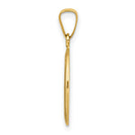 Load image into Gallery viewer, 14K Yellow Gold Polished and Satin St. Anthony Medal Pendant 11mm width