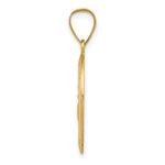 Load image into Gallery viewer, 14K Yellow Gold Polished and Satin St. Anthony Medal Pendant 13mm width