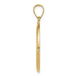 Load image into Gallery viewer, 14K Yellow Gold Polished and Satin St. Christopher Medal Pendant 16mm width
