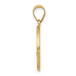 Load image into Gallery viewer, 14K Yellow Gold Polished and Satin St. Florian Medal Pendant 18mm width