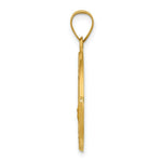 Load image into Gallery viewer, 14K Yellow Gold Polished and Satin St. Florian Medal Pendant 22mm width