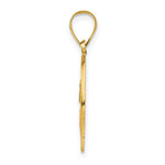 Load image into Gallery viewer, 14K Yellow Gold Polished and Satin St. Paul Medal Pendant 19mm width