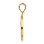 Load image into Gallery viewer, 14K Yellow Gold Polished and Satin St. Peter Medal Pendant 20mm width