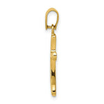 Load image into Gallery viewer, 14K Yellow Gold Polished Cross Pendant 25mm length