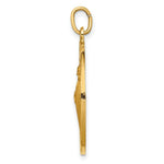 Load image into Gallery viewer, 14K Yellow Gold Solid Polished/Satin Large Round St. Jude Thaddeus Medal