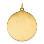Load image into Gallery viewer, 14K Yellow Gold Solid Polished/Satin Large Round St. Jude Thaddeus Medal