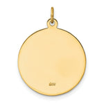 Load image into Gallery viewer, 14K Yellow Gold Solid Polished/Satin Medium Round St. Michael Medal