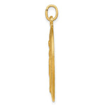 Load image into Gallery viewer, 14K Yellow Gold Solid Polished/Satin Large Oval Miraculous Medal