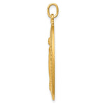 Load image into Gallery viewer, 14K Yellow Gold Solid Polished/Satin Large Oval Miraculous Medal