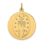 Load image into Gallery viewer, 14K Yellow Gold Solid Polished/Satin Large Round Miraculous Medal
