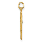 Load image into Gallery viewer, 14K Yellow Gold Solid Polished/Satin Small 4-Way Medal
