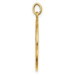Load image into Gallery viewer, 14K Yellow Gold Solid Polished/Satin Medium Round St. Christopher Medal