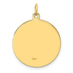 Load image into Gallery viewer, 14K Yellow Gold Solid Polished/Satin Medium Round St. Christopher Medal