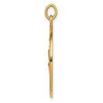 Load image into Gallery viewer, 14K Yellow Gold Solid Polished/Satin Medium Round St. Christopher Medal