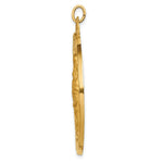 Load image into Gallery viewer, 14K Yellow Gold Solid Polished/Satin Extra Large Round St. Christopher Medal