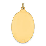 Load image into Gallery viewer, 14K Yellow Gold Solid Polished/Satin Large Oval St. Christopher Medal