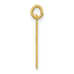Load image into Gallery viewer, 14K Yellow Gold Heart Cross Charm