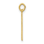 Load image into Gallery viewer, 14K Yellow Gold Floral Cross Charm