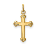 Load image into Gallery viewer, 14K Yellow Gold Cross Charm 22mm length