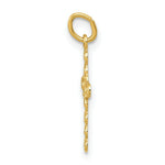 Load image into Gallery viewer, 14K Yellow Gold Small Polished Cross Charm