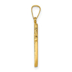 Load image into Gallery viewer, 14K Yellow Gold Small Hollow Cross Charm