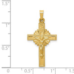 Load image into Gallery viewer, 14K Yellow Gold INRI Hollow Crucifix Pendant