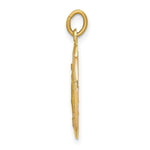 Load image into Gallery viewer, 14K Yellow Gold Miraculous Medal Charm 12mm width